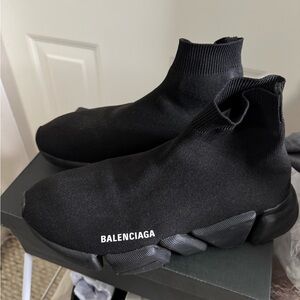 Balenciaga Men’s Speed 2.0 Recycled Knit Sneakers